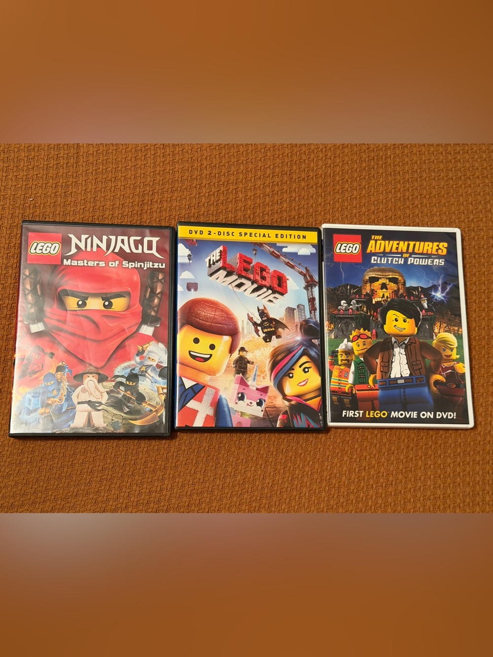 3 Lego movie bundle Ninjago Masters of Spinjitzu The Lego Movie The Lego Movie 2